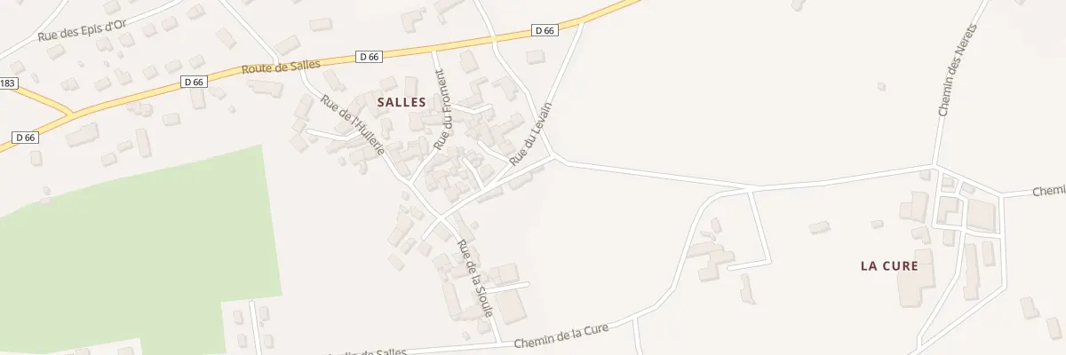 Plan du 5 Rue du Levain à Saint-Germain-de-Salles