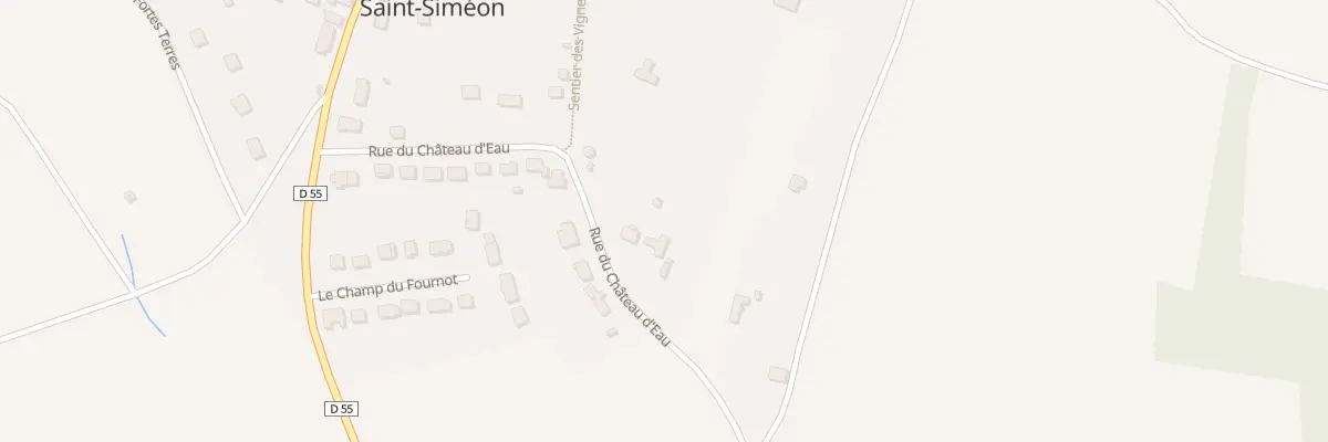 Plan du 15 Rue du Château d’Eau à Saint-Siméon