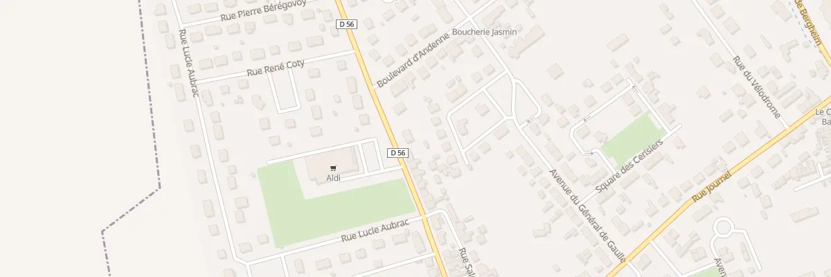 Plan du 96 Bd de Bad Kostritz à Chauny