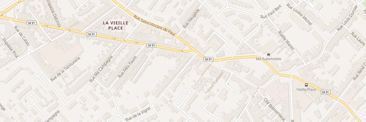 Plan du 8 Rue de la Vigne à Wattrelos