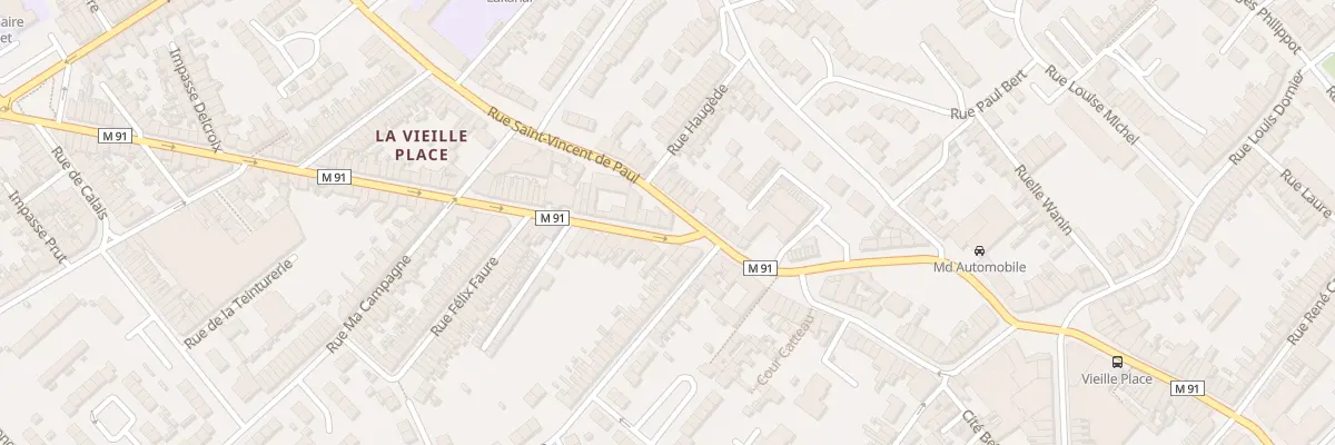 Plan du 68 Rue Henri Briffaut à Wattrelos