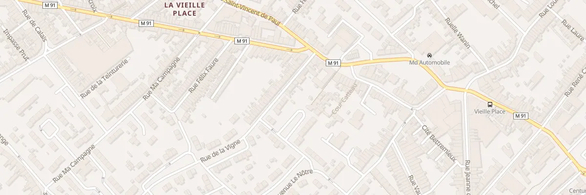 Plan du 17 Rue de la Vigne à Wattrelos