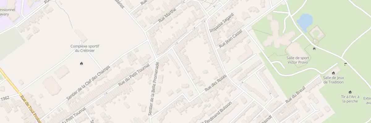 Plan du 11 Rue Petit Tournai Rge Lequain à Wattrelos