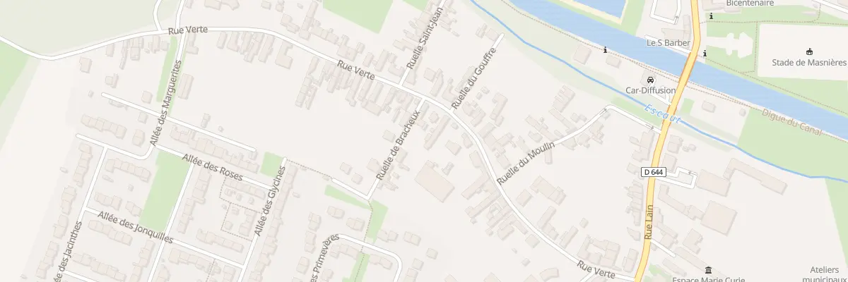 Plan du 29 Rue Verte à Masnières