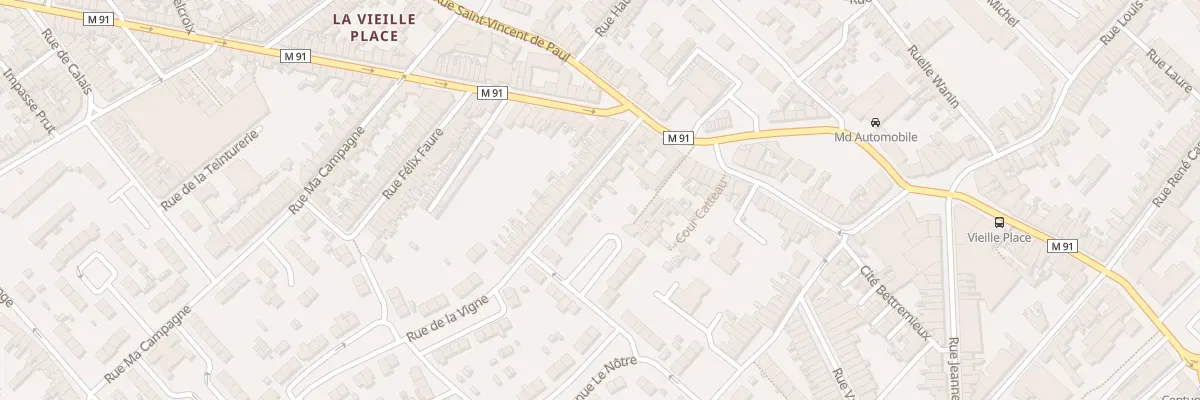 Plan du 15 Rue de la Vigne à Wattrelos