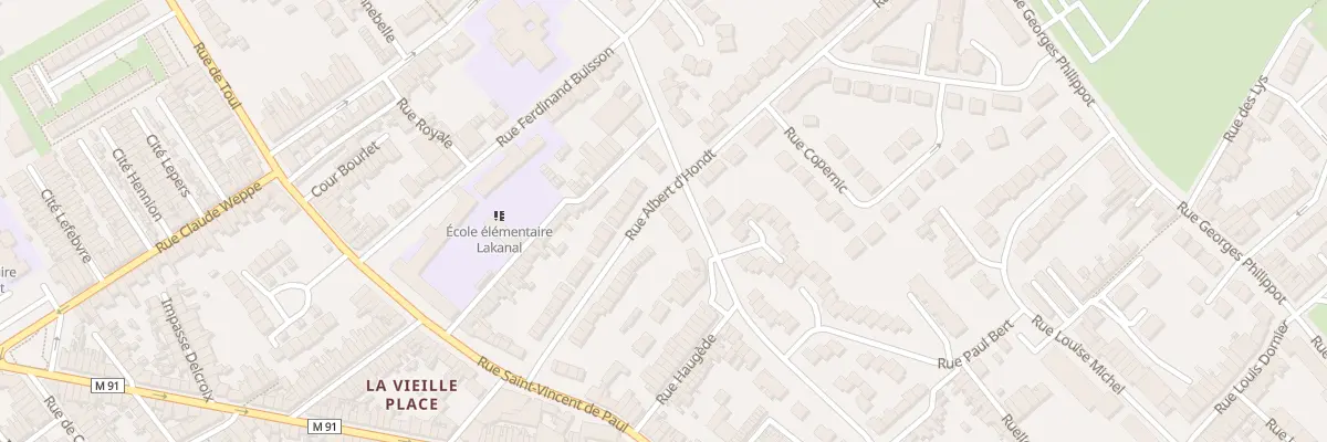 Plan du 47 Rue de la Belle Promenade à Wattrelos