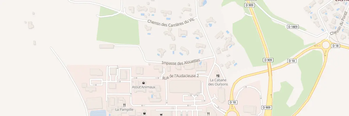 Plan du 3B Imp Alouettes à Magalas