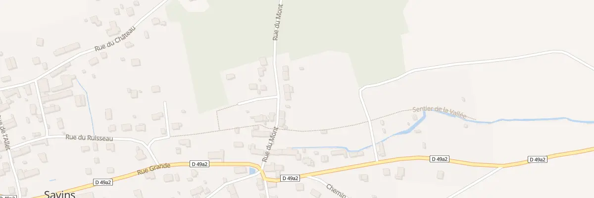 Plan du 16 Rue du Mont à Savins