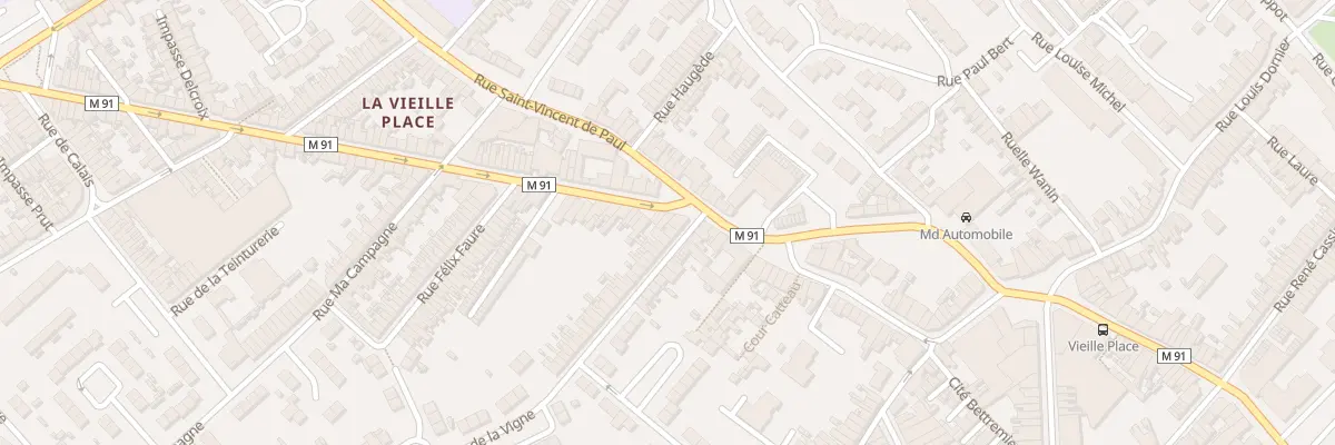 Plan du 73 Rue Henri Briffaut à Wattrelos