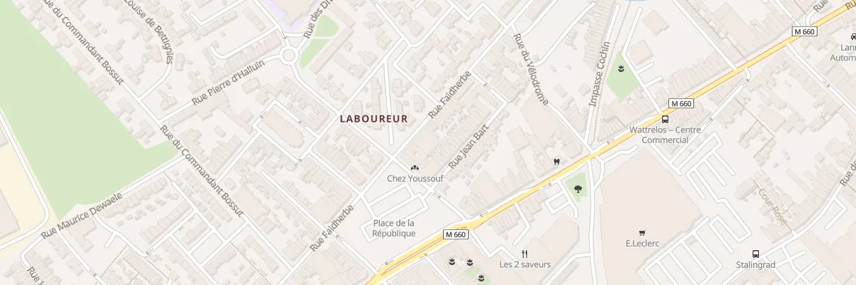 Plan du 229A Rue Faidherbe à Wattrelos