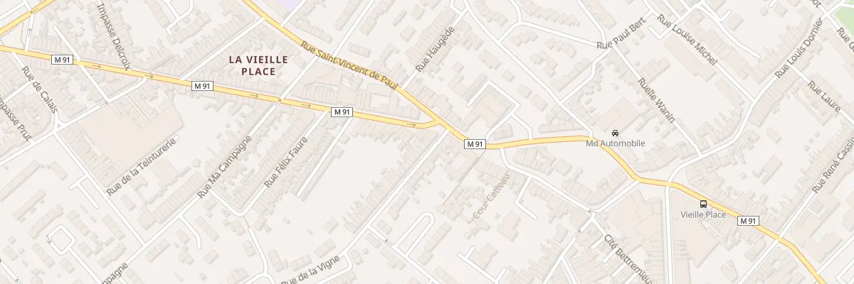 Plan du 4 Rue de la Vigne à Wattrelos