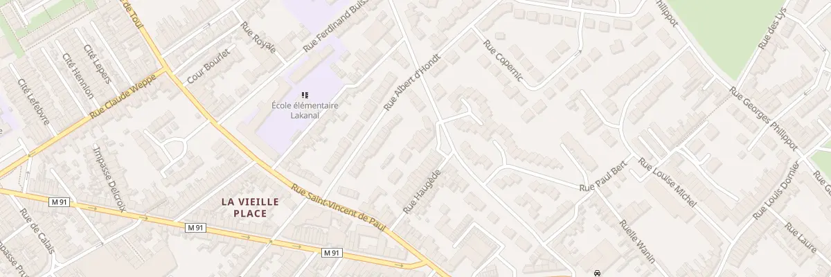 Plan du 31 Rue de la Belle Promenade à Wattrelos