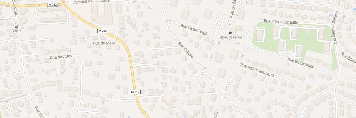 Plan du 16 Rue Voltaire à Cournon-d’Auvergne