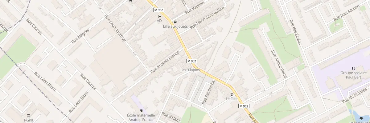 Plan du 53 Rue Jules Guesde à Lys-lez-Lannoy