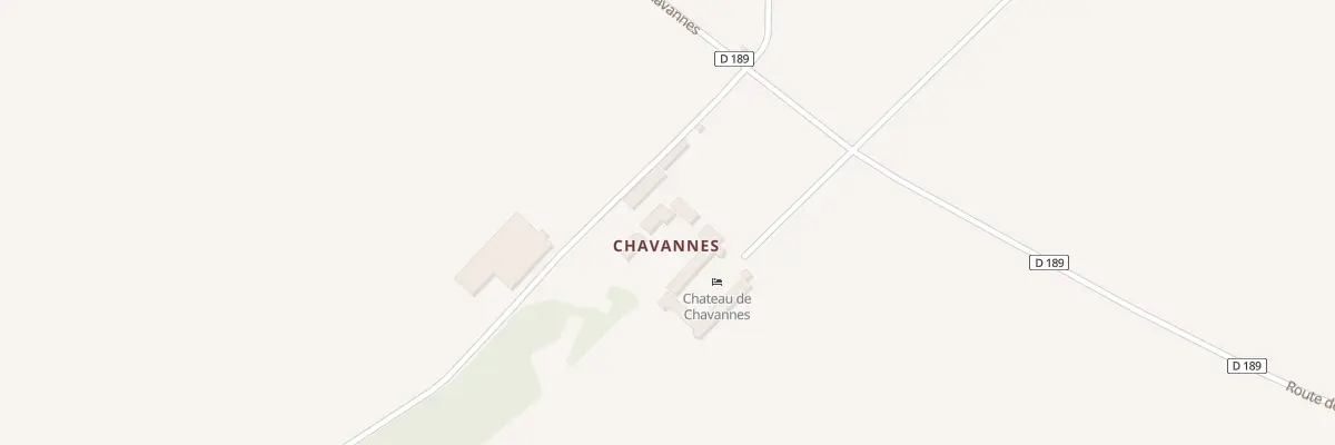 Plan du 1800 Rte de Chavannes à Tresnay