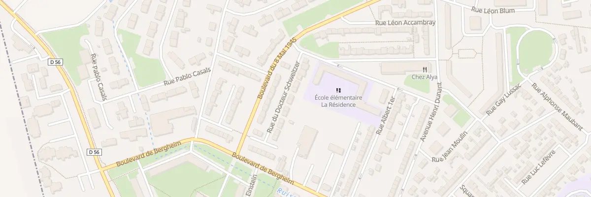 Plan du 16 Rue Docteur Schweitzer à Chauny