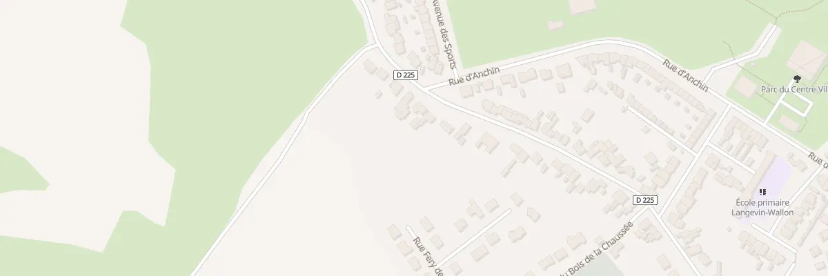 Plan du 29A Rue Jean Jaures à Pecquencourt