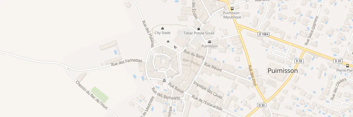 Plan du 5 Pl du Commerce à Puimisson