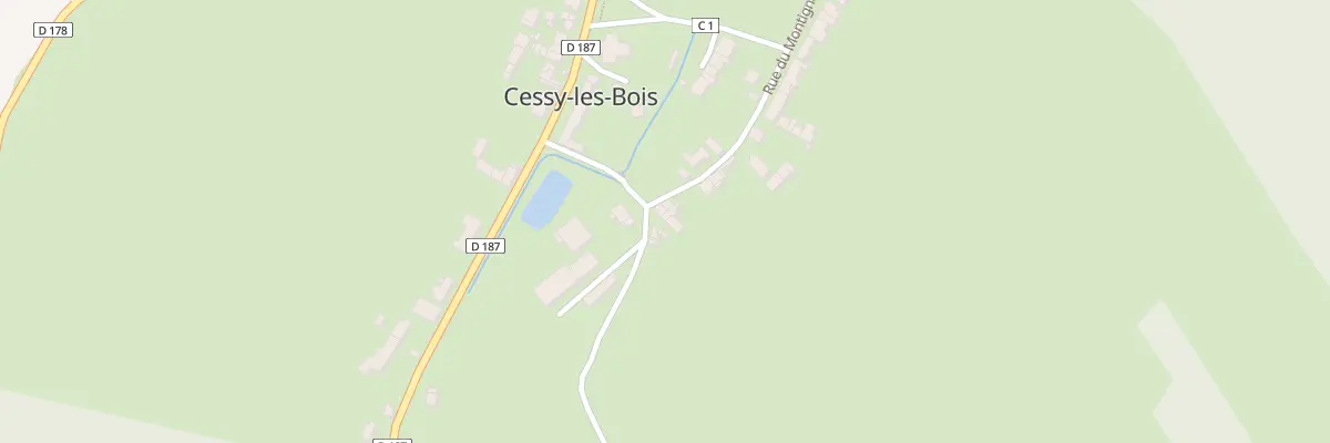 Plan du 6 Rue du Montignon à Cessy-les-Bois