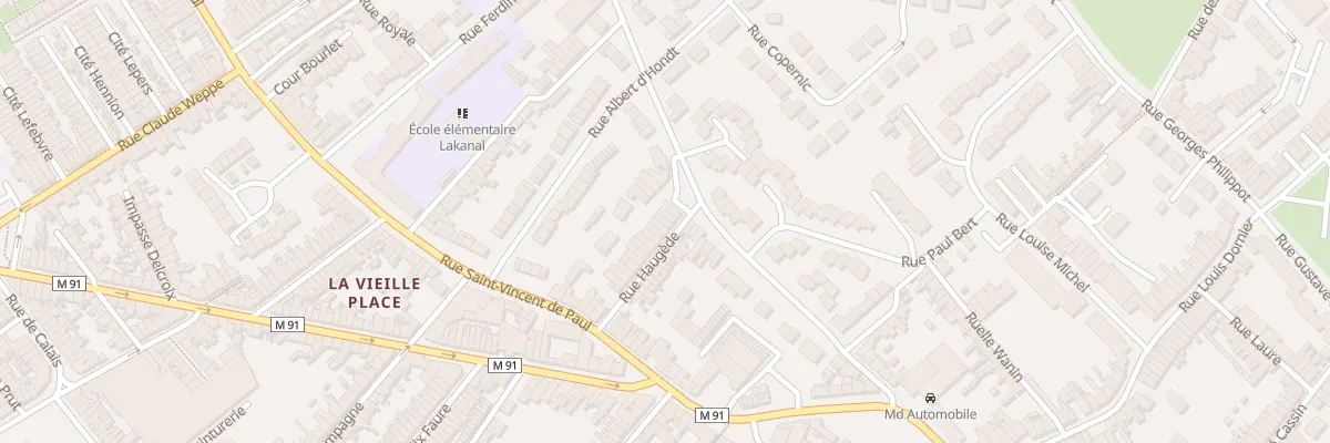 Plan du 29 Rue Haugede à Wattrelos