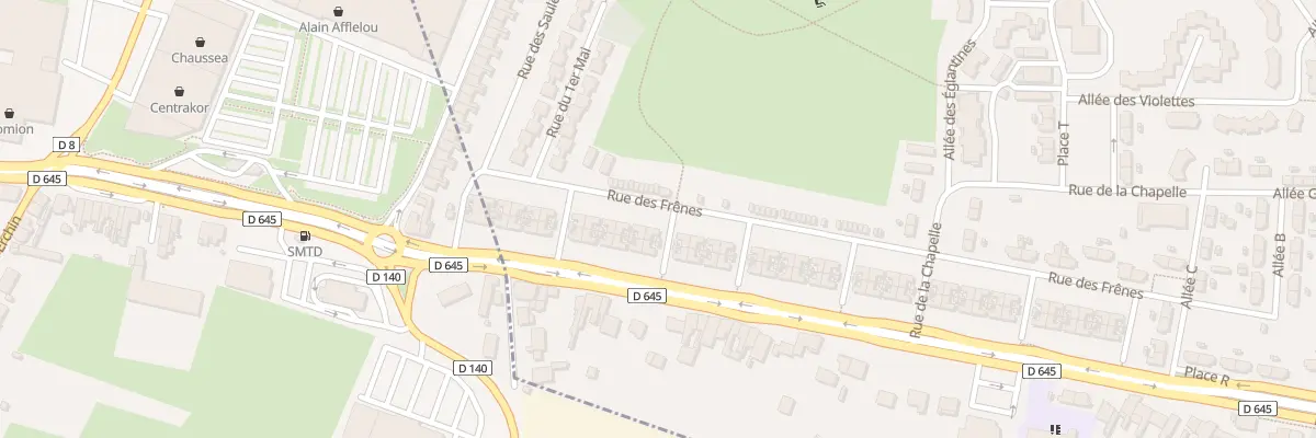 Plan du 2 Imp des Bouleaux à Écaillon