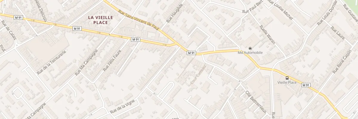Plan du 3 Rue de la Vigne à Wattrelos