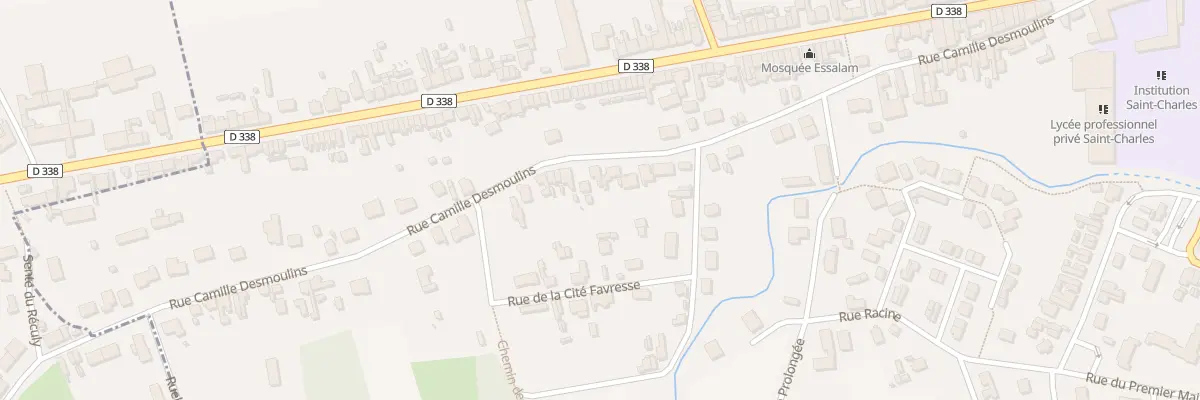 Plan du 67 Rue Camille Desmoulins à Chauny