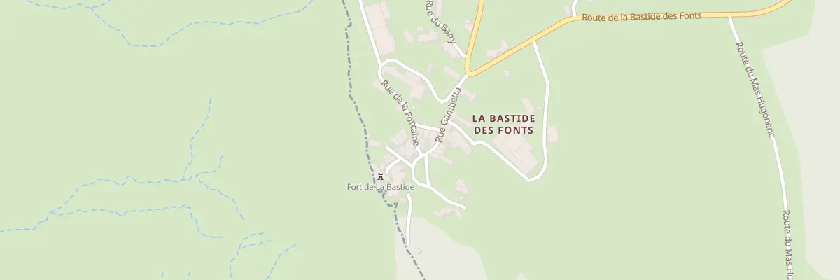 Plan du 5305 La Bastide des Fonts à Cornus