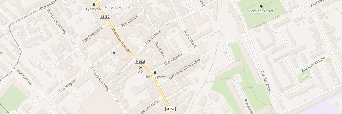 Plan du 25 Rue d’Iéna à Lys-lez-Lannoy