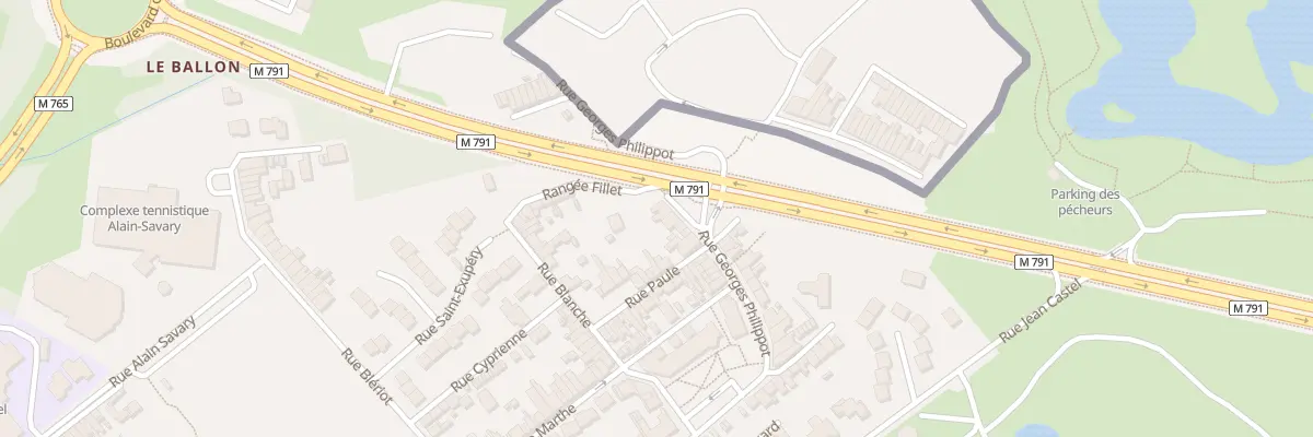 Plan du 247 Rue Georges Philippot à Wattrelos