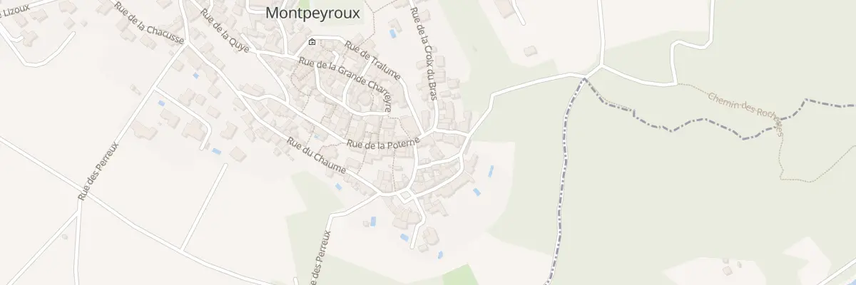 Plan du 2 Pl de la Croix du Bras à Montpeyroux