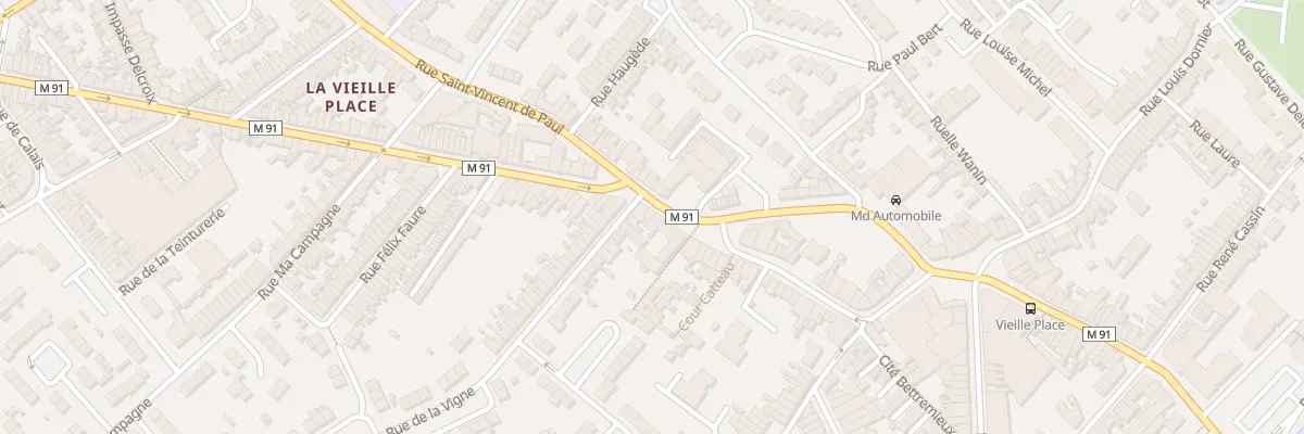 Plan du 67 Rue Henri Briffaut à Wattrelos