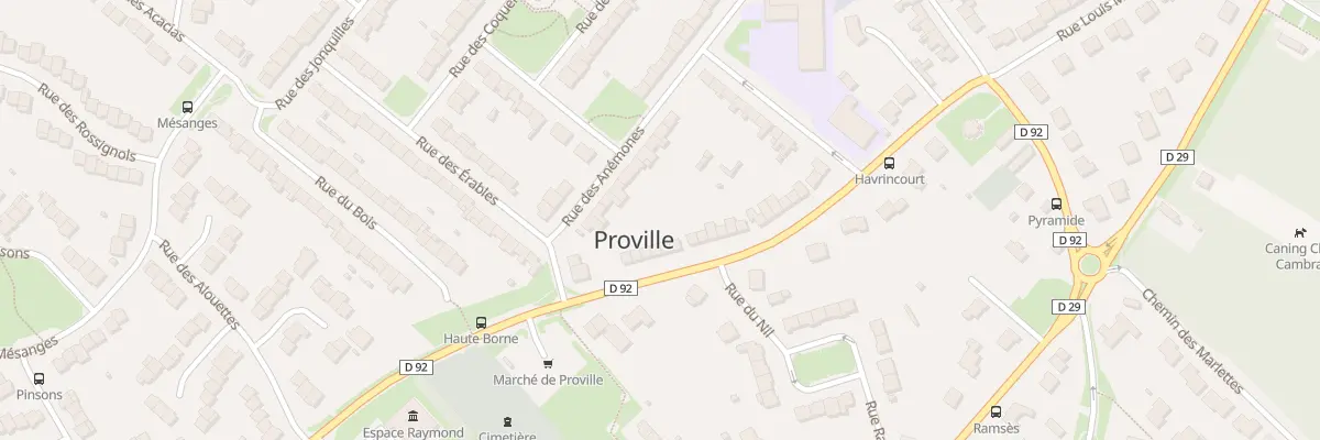 Plan du 32 Rue d’Havrincourt à Proville