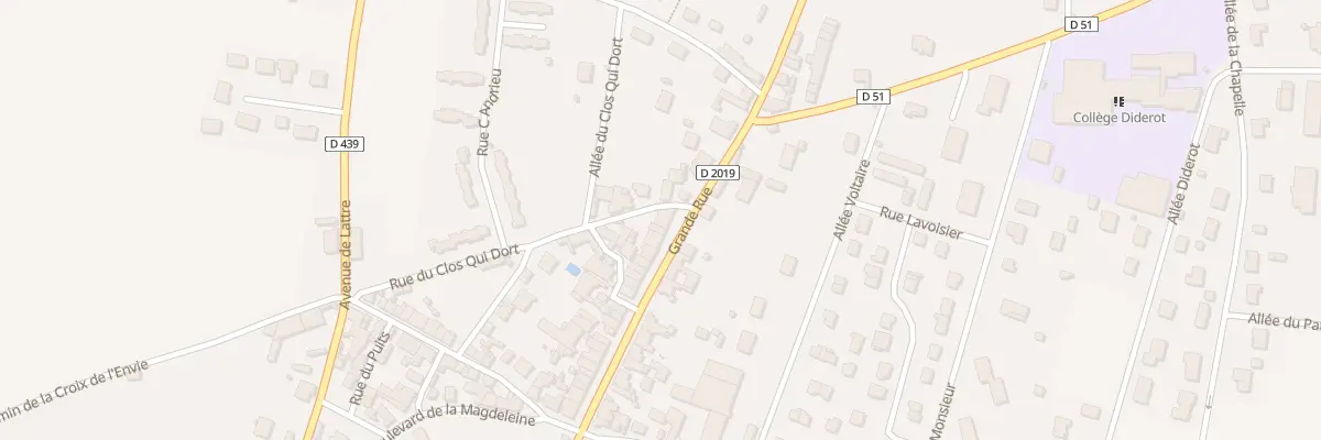 Plan du 253 Grande Rue à Aigueperse