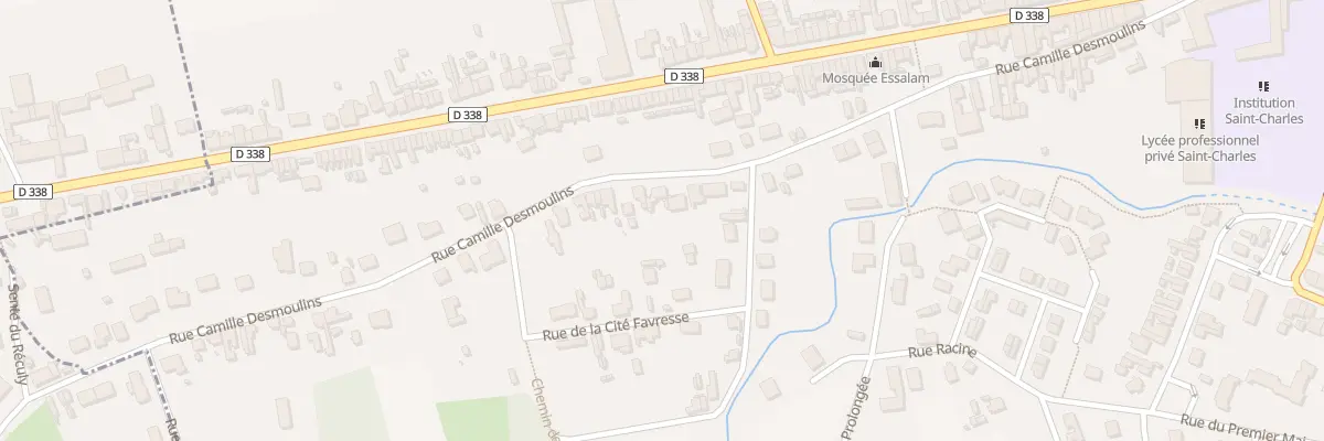 Plan du 65 Rue Camille Desmoulins à Chauny