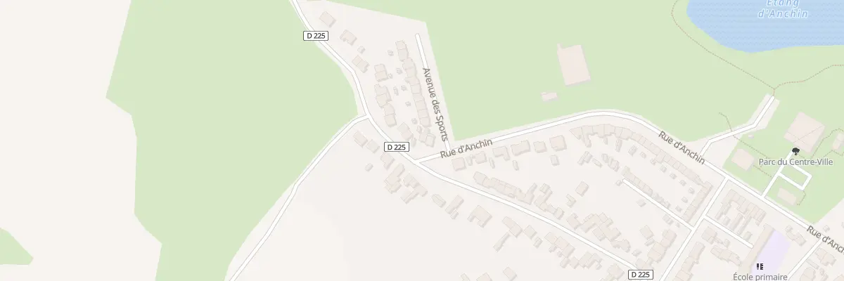 Plan du 50 Rue Jean Jaures à Pecquencourt