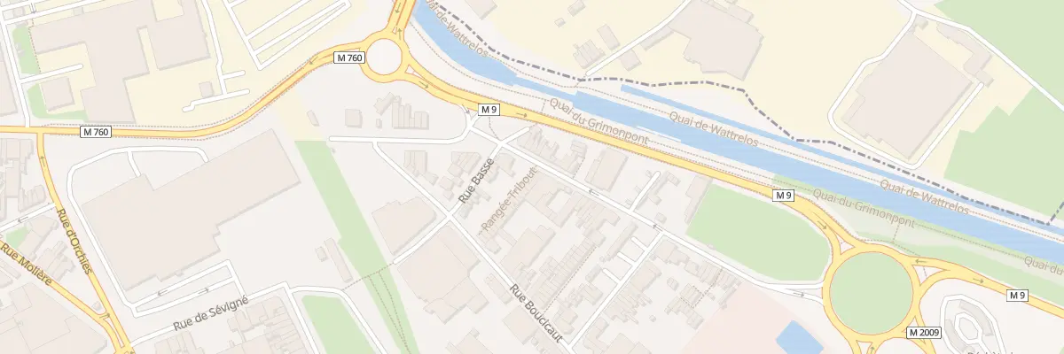 Plan du 14 Rue de Leers à Roubaix