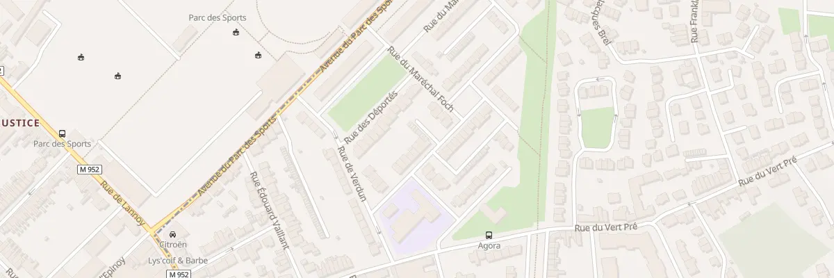 Plan du 13 Rue Pierre Brossolette à Lys-lez-Lannoy