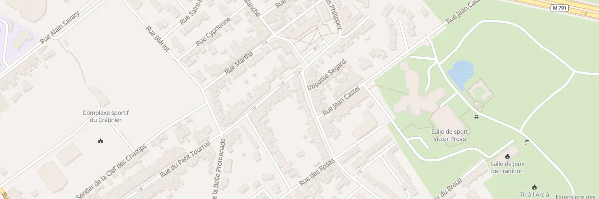 Plan du 173 Rue Georges Philippot à Wattrelos