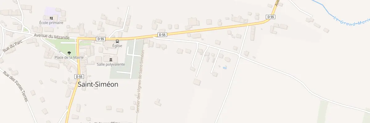 Plan du 10 Rue Neuve des Prés à Saint-Siméon