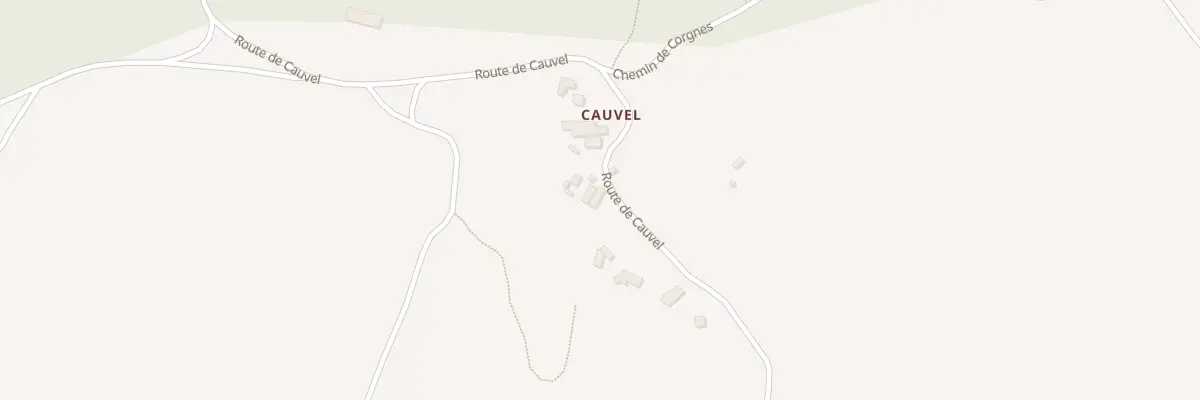 Plan du 5108 Le Cauvel Le Poux à Massegros Causses Gorges