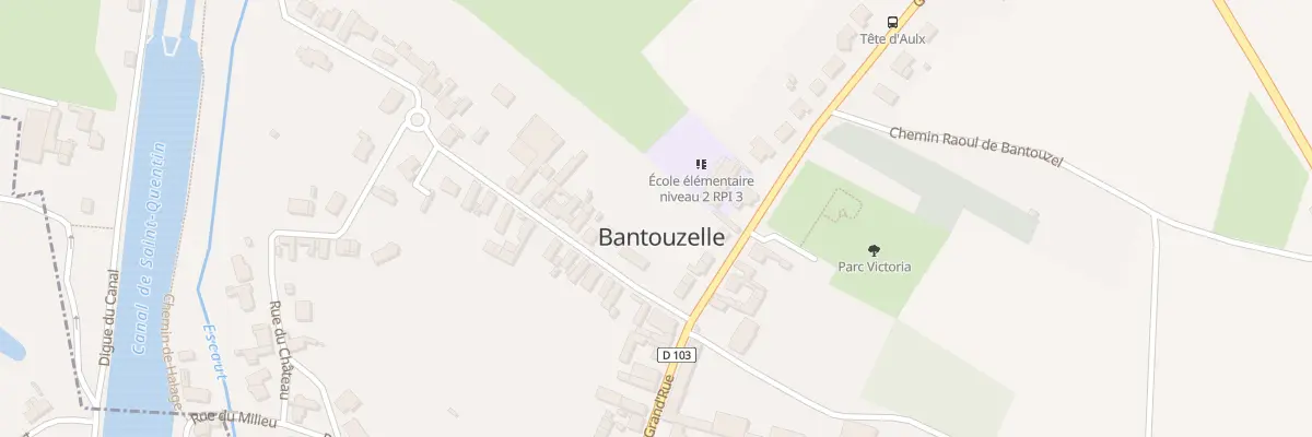 Plan du 3 Rue de la Vaucelette à Bantouzelle
