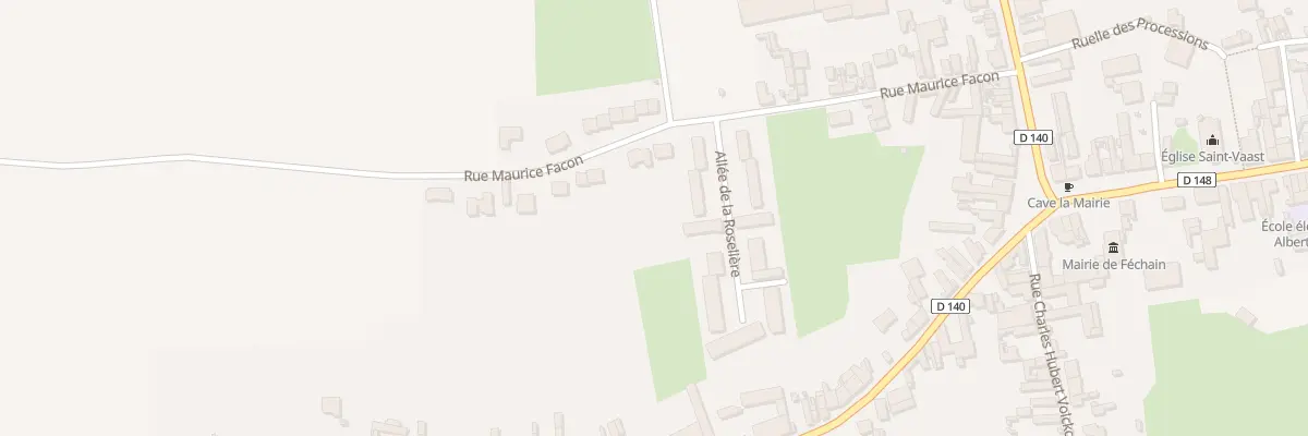 Plan du 23 Rue Maurice Facon à Féchain