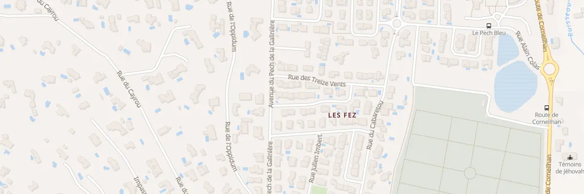 Plan du 5 Rue de Tremolis à Béziers