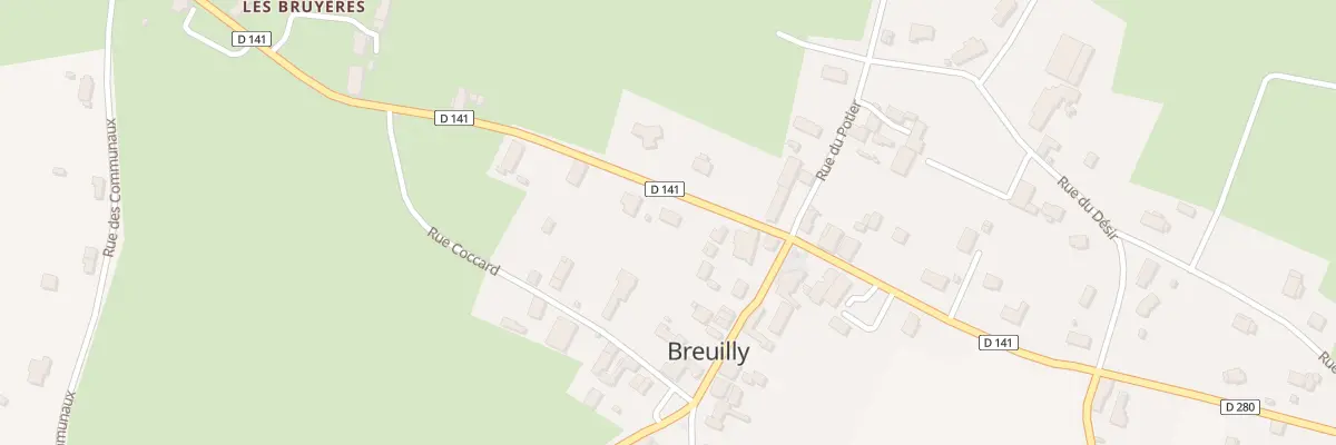 Plan du 9 Rue des Bruyères à Cesset