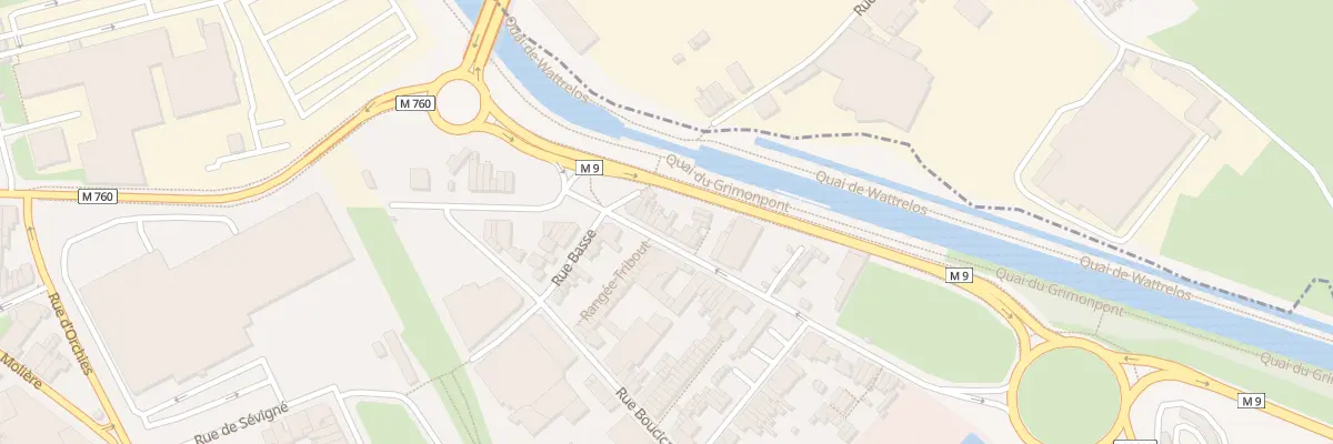Plan du 7 Rue de Leers à Roubaix