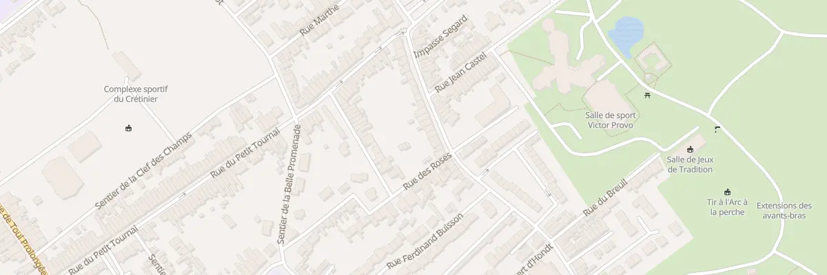 Plan du 155 Rue Georges Philippot à Wattrelos