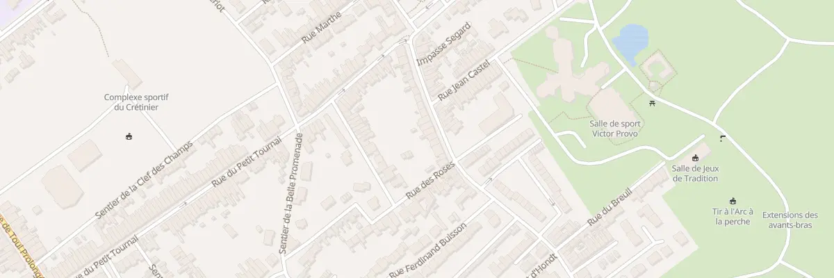 Plan du 157 Rue Georges Philippot à Wattrelos