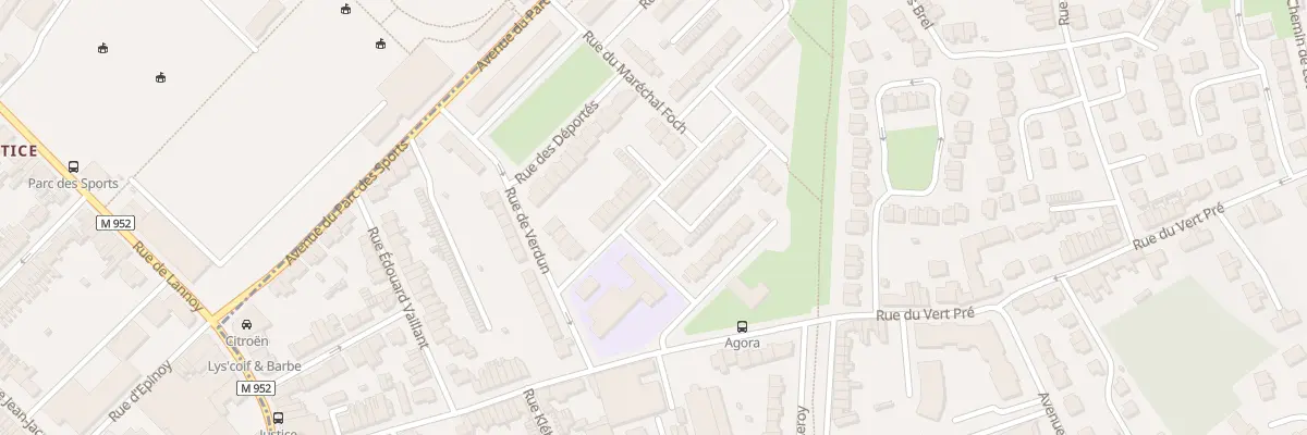 Plan du 8 Rue Pierre et Marie Curie à Lys-lez-Lannoy