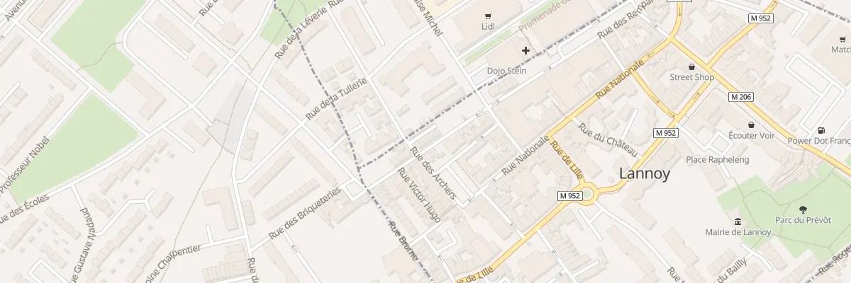 Plan du 78 Rue des Remparts à Lannoy